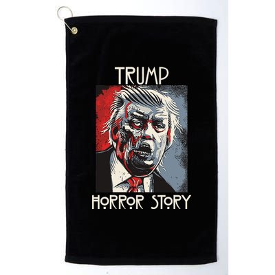 American Trump Horror Hor-ror Story 2016 Zombie Election Platinum Collection Golf Towel