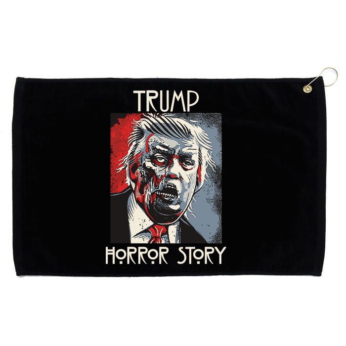 American Trump Horror Hor-ror Story 2016 Zombie Election Grommeted Golf Towel