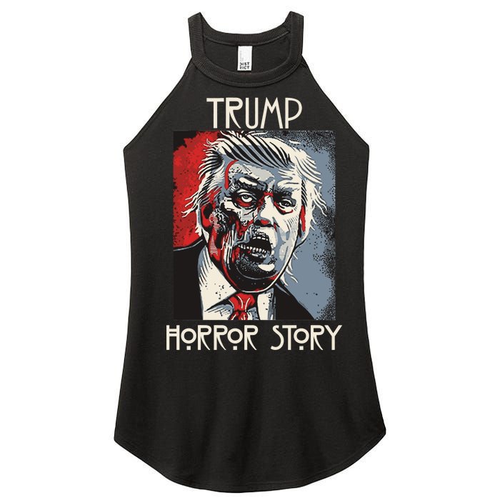 American Trump Horror Hor-ror Story 2016 Zombie Election Women’s Perfect Tri Rocker Tank