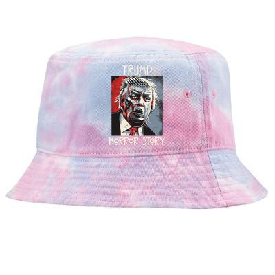 American Trump Horror Hor-ror Story 2016 Zombie Election Tie-Dyed Bucket Hat