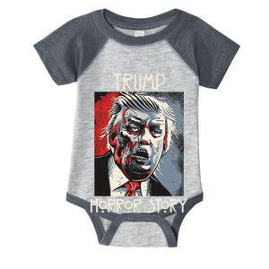 American Trump Horror Hor-ror Story 2016 Zombie Election Infant Baby Jersey Bodysuit