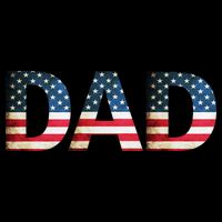 American USA Dad Cooling Performance Crew T-Shirt