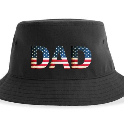 American USA Dad Sustainable Bucket Hat