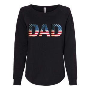 American USA Dad Womens California Wash Sweatshirt