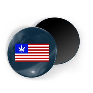 American USA Weed Flag Magnet