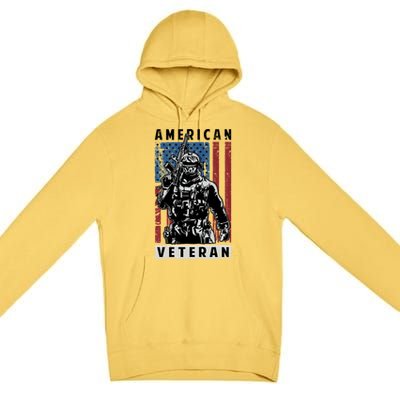 American Veteran Premium Pullover Hoodie