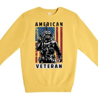 American Veteran Premium Crewneck Sweatshirt