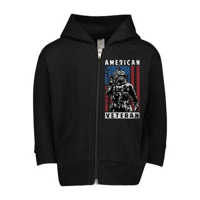 American Veteran Toddler Zip Fleece Hoodie