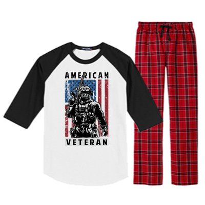 American Veteran Raglan Sleeve Pajama Set