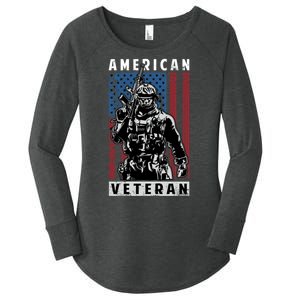 American Veteran Women's Perfect Tri Tunic Long Sleeve Shirt