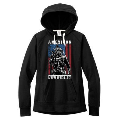 American Veteran Women's Fleece Hoodie