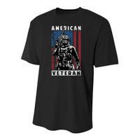 American Veteran Youth Performance Sprint T-Shirt