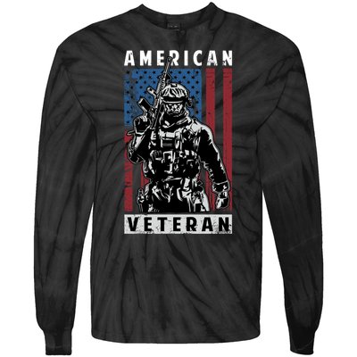 American Veteran Tie-Dye Long Sleeve Shirt