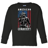 American Veteran Toddler Long Sleeve Shirt