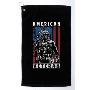 American Veteran Platinum Collection Golf Towel