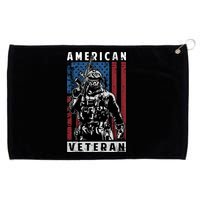 American Veteran Grommeted Golf Towel