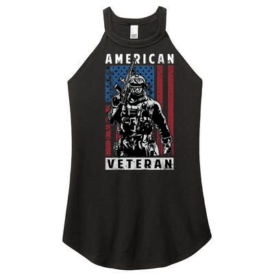 American Veteran Women’s Perfect Tri Rocker Tank