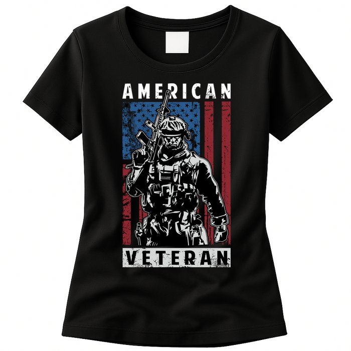 American Veteran Womens T-Shirt