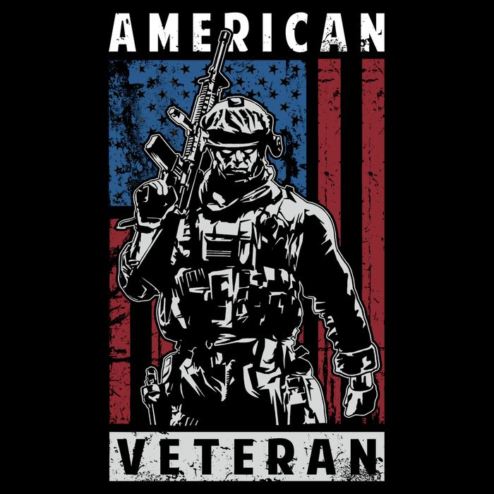 American Veteran Womens T-Shirt