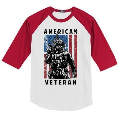 American Veteran Kids Colorblock Raglan Jersey