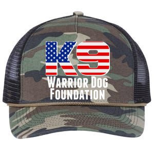 American Warrior K9 Dog Foundation Retro Rope Trucker Hat Cap