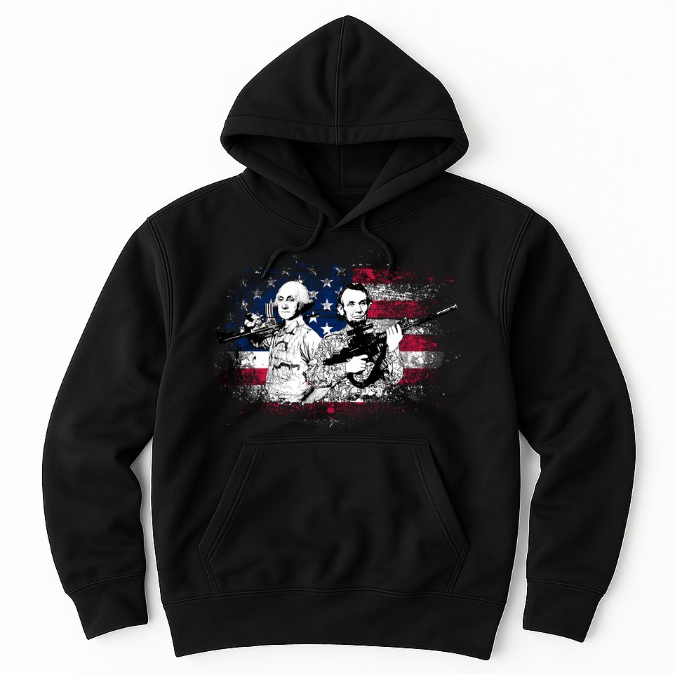 American Washington Lincoln Soldiers Hoodie