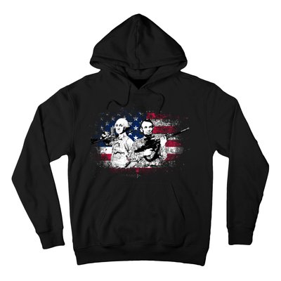 American Washington Lincoln Soldiers Hoodie