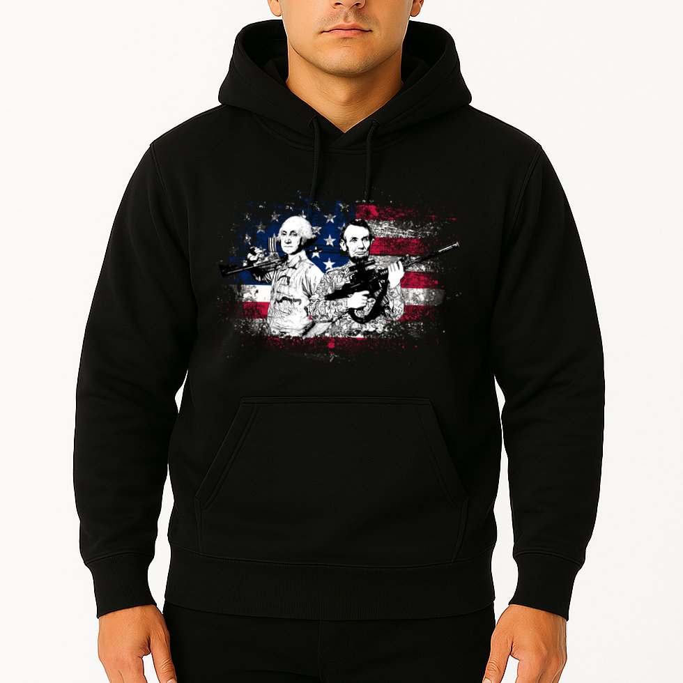 American Washington Lincoln Soldiers Hoodie