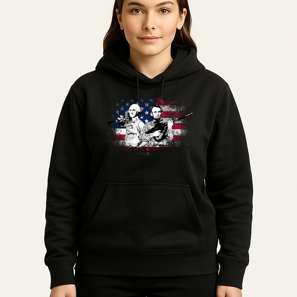 American Washington Lincoln Soldiers Hoodie