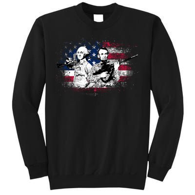 American Washington Lincoln Soldiers Sweatshirt