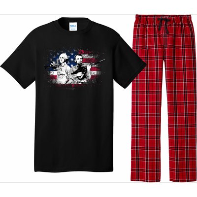 American Washington Lincoln Soldiers Pajama Set