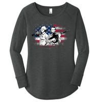 American Washington Lincoln Soldiers Women's Perfect Tri Tunic Long Sleeve Shirt