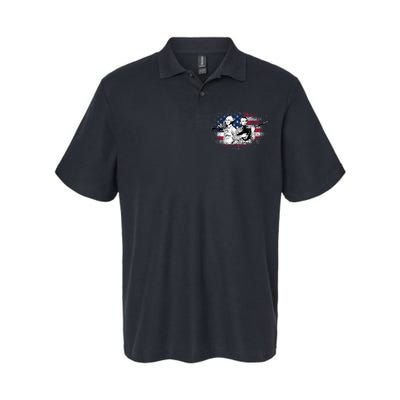 American Washington Lincoln Soldiers Softstyle Adult Sport Polo