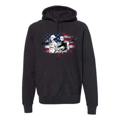 American Washington Lincoln Soldiers Premium Hoodie