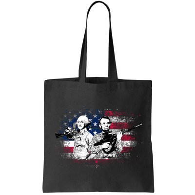 American Washington Lincoln Soldiers Bag