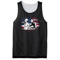 American Washington Lincoln Soldiers Mesh Reversible Basketball Jersey Tank