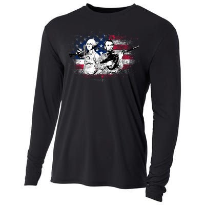 American Washington Lincoln Soldiers Cooling Performance Long Sleeve Crew