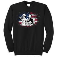 American Washington Lincoln Soldiers Tall Sweatshirt