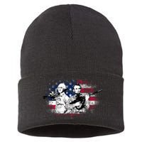 American Washington Lincoln Soldiers Sustainable Knit Beanie