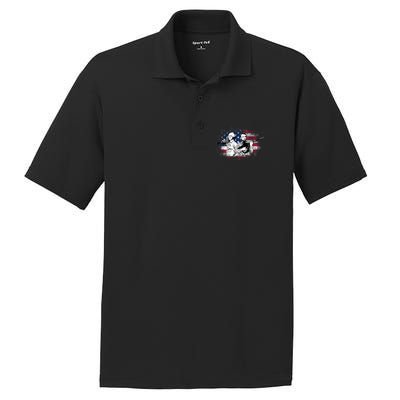 American Washington Lincoln Soldiers PosiCharge RacerMesh Polo