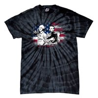 American Washington Lincoln Soldiers Tie-Dye T-Shirt