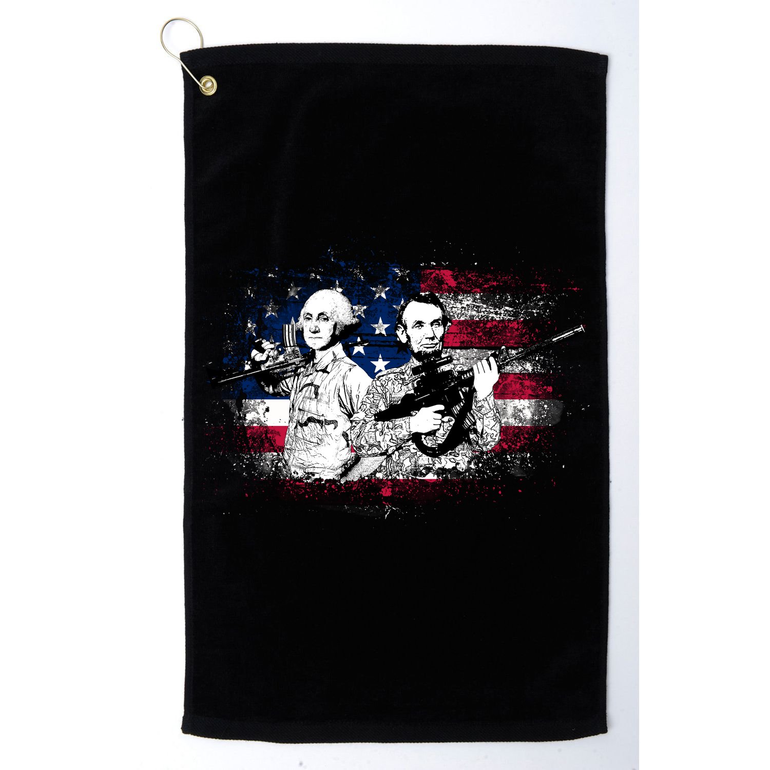 American Washington Lincoln Soldiers Golf Towel