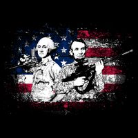 American Washington Lincoln Soldiers Kids T-Shirt