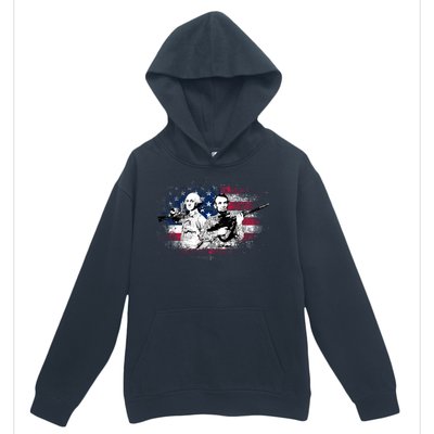 American Washington Lincoln Soldiers Urban Pullover Hoodie