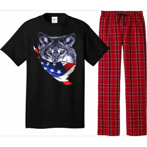 American Wolf USA Bandanna Pajama Set