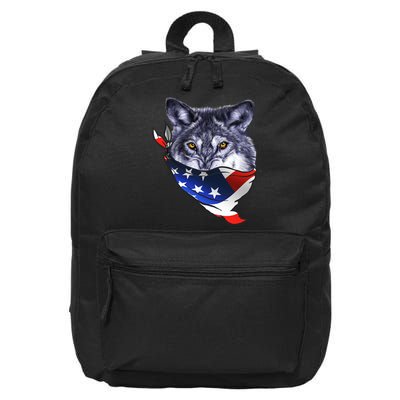 American Wolf USA Bandanna 16 in Basic Backpack