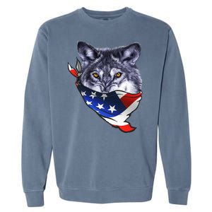 American Wolf USA Bandanna Garment-Dyed Sweatshirt