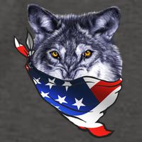 American Wolf USA Bandanna Vector Backpack