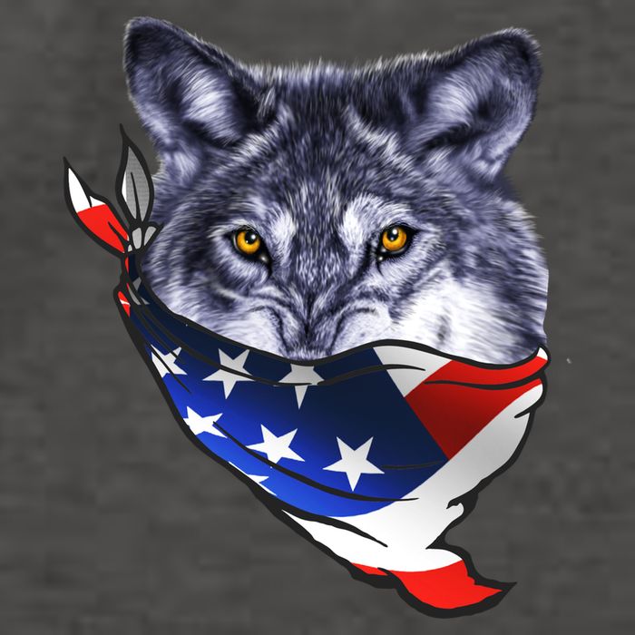 American Wolf USA Bandanna Vector Backpack