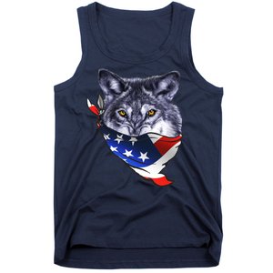 American Wolf USA Bandanna Tank Top